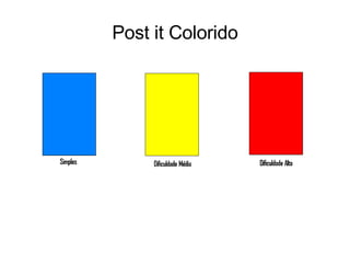 Post it Colorido 