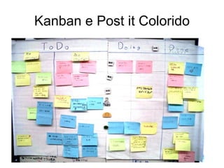 Kanban e Post it Colorido 