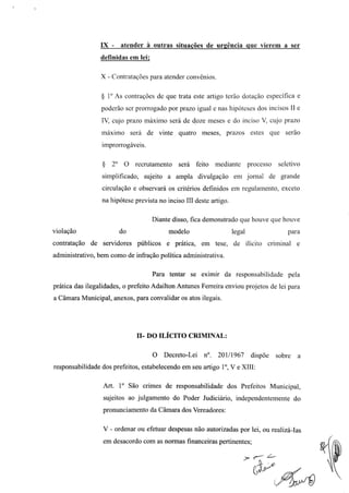 APRESENTAÇÃO- DENÚNCIA  MPRO - VEREADORES X PREFEITO CACOAL.pdf