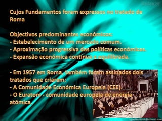 Foi preciso criar uma relação forte entre estes dois países e reunir os restantes países europeus a fim de se construir uma comunidade com um destino comum. Jean Monnet, com uma experiência única enquanto negociador e construtor da paz, propôs ao Ministro dos Negócios Estrangeiros francês, Robert Schuman, e ao Chanceler alemão Konrad Adenauer criar um interesse comum entre os seus países: a gestão, sob o controlo de uma autoridade independente, do mercado do carvão e do aço. A proposta é formulada oficialmente a 9 de Maio de 1950 pela França e acolhida pela Alemanha, Itália, Holanda, Bélgica e Luxemburgo.