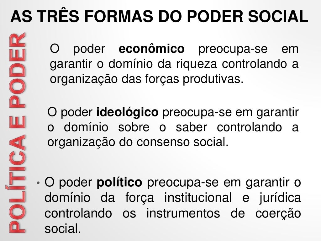 Política e Poder Filosofia Política e Poder Filosofia
