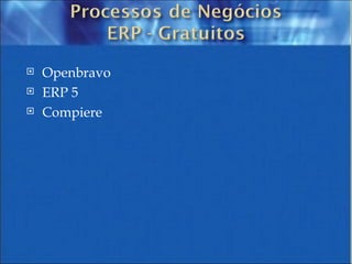 Openbravo ERP 5  Compiere 
