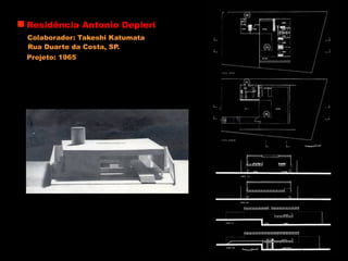 Residência Antonio Depieri
Colaborador: Takeshi Katumata
Rua Duarte da Costa, SP.
Projeto: 1965
 