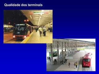 Qualidade dos terminais
 