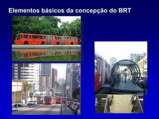 Elementos básicos da concepção do BRT
 