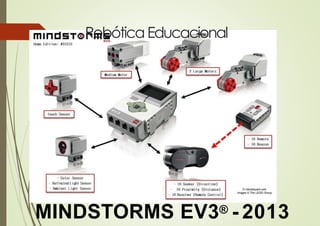 MINDSTORMS EV3® - 2013
RobóticaEducacional
 