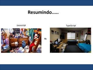 Resumindo.....
Javascript
Vs
TypeScript
 