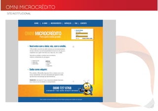 OMNI MICROCRÉDITO
SITE INSTITUCIONAL
 