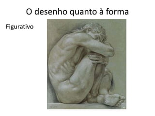 O desenho quanto à forma
Figurativo
 