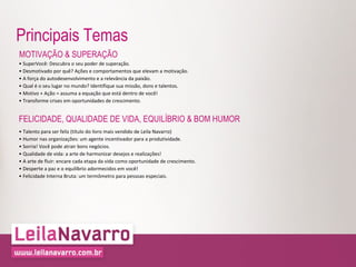 Leila Navarro - Palestrante Internacional