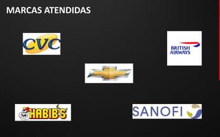 MARCAS ATENDIDAS
 