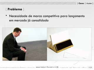 [  Problema   ] Necessidade de marca competitiva para lançamento em mercado já consolidado 