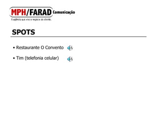 SPOTS Restaurante O Convento Tim (telefonia celular) 