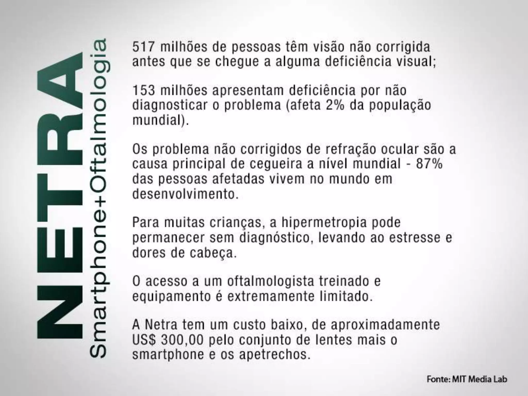 Netra, a câmera oftalmológica