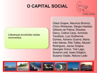  Início do Movimento Nossa Ilha Mais Bela.