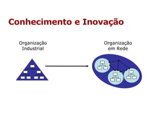 Conhecimento e Inovação Organização Industrial Organização em Rede 