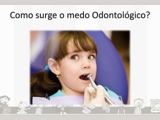 Como surge o medo Odontológico? 
 