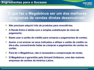 Apresentação Oficial Megabonus