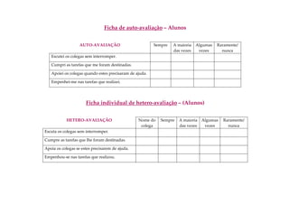 A nossa Planificação de DLP