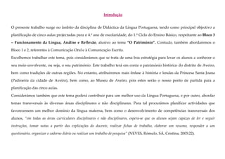 A nossa Planificação de DLP