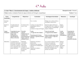 A nossa Planificação de DLP