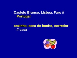 Castelo Branco, Lisboa, Faro //  Portugal cozinha, casa de banho, corredor  // casa 