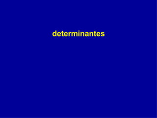 determinantes 