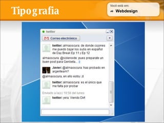 Tipografia Webdesign 