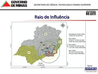 Raio de Influência Apoio:  