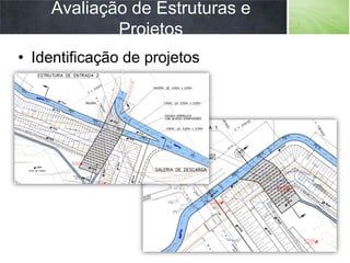 Avaliação de Estruturas e
Projetos
• Identificação de projetos
 