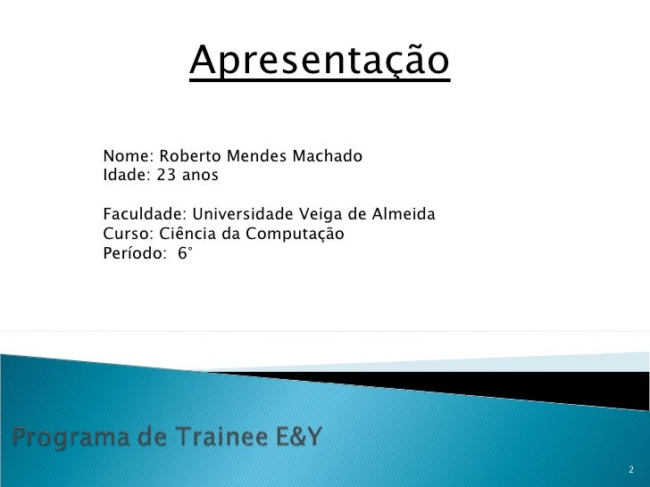 Apresentacao slide profissional