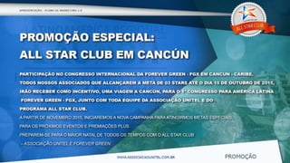 Apresentação   Programa All Star club 3.0