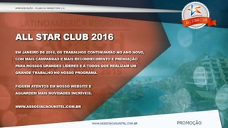Apresentação   Programa All Star club 3.0