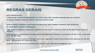 Apresentação   Programa All Star Club Hinode by Associação Unitel