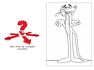 Que área de atuação
escolher
 