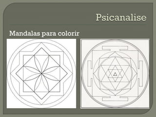 Mandalas para colorir
 