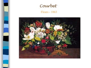 Courbet
Fleurs - 1863
 