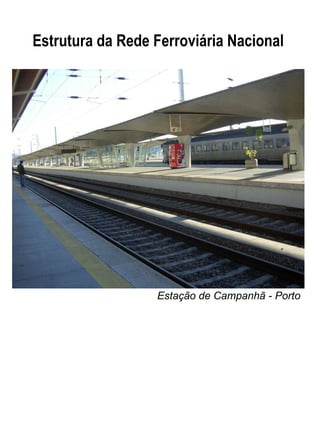 Estrutura da Rede Ferroviária Nacional  Estação de Campanhã - Porto 