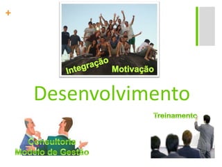 TreinamentoIntegraçãoMotivaçãoConsultoriaModelo de GestãoDesenvolvimento