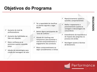 Objetivos do Programa
 