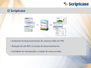        O ScriptcaseAmbiente de desenvolvimento de sistemasWebem PHP.