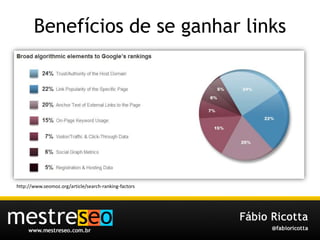 Benefícios de se ganhar linkshttp://www.seomoz.org/article/search-ranking-factors