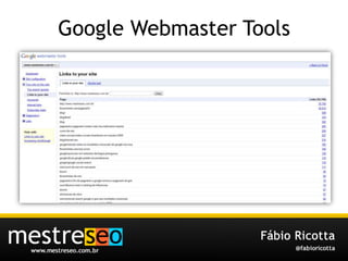 Google Webmaster Tools