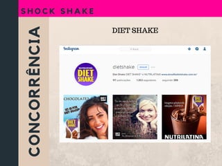 CONCORRÊNCIA
S H O C K S H A K E
DIET SHAKE
 