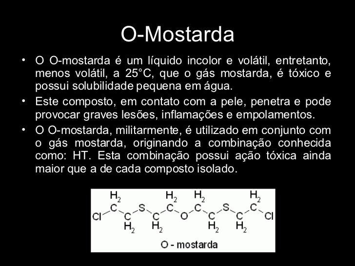 Apresentação sobre Armas Químicas