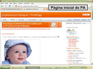 Página inicial do PA 