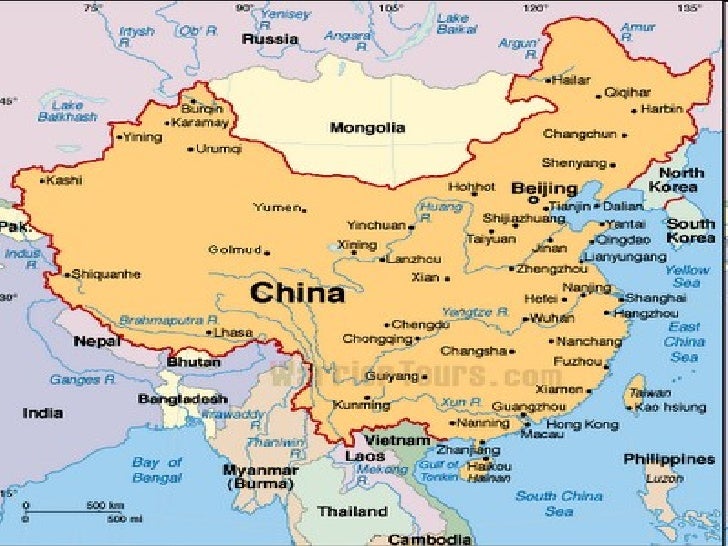 Mapa da China