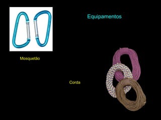 Equipamentos  Corda  Mosquetão  