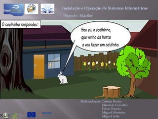 Instalação e Operação de Sistemas InformáticosProjecto  EfacilerElaborado por: Cristina Rocha                            Elisabete Carvalho                            Filipe Peixoto                            Miguel Monteiro                            Miguel Leite
