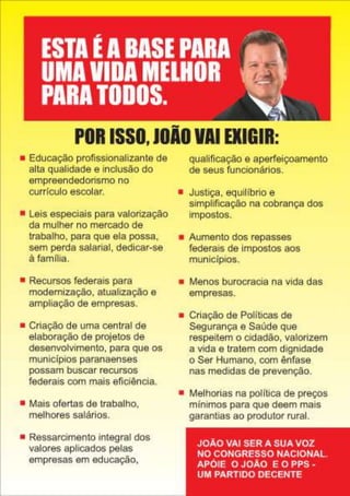 Juntos Podemos Mais com João Destro